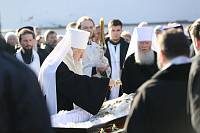  Божественная литургия и отпевание архимандрита Сергия (Шагаева) в Тихвинском храме Ногинска 